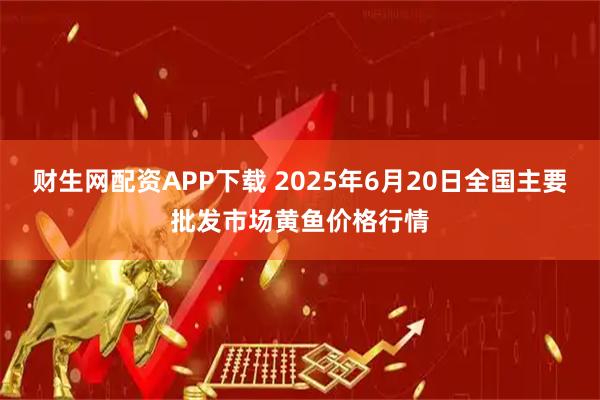 财生网配资APP下载 2025年6月20日全国主要批发市场黄鱼价格行情
